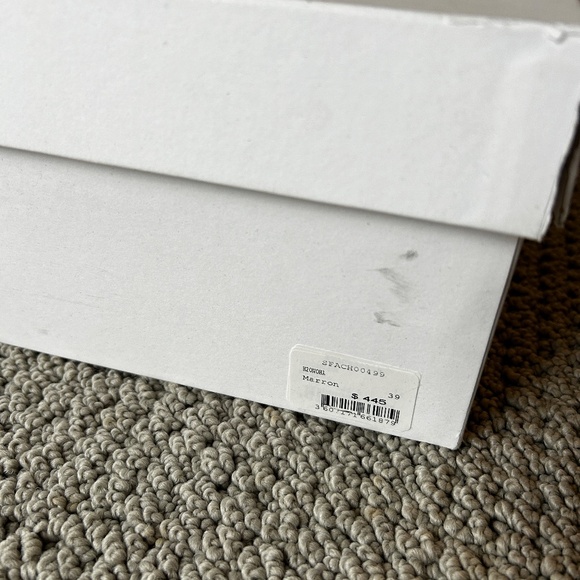 SANDRO Noha Leather Chelsea Boots Notched Gold size 38 39 7.5 - Picture 15 of 16